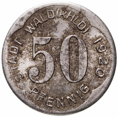 купить Германия (Вальд) нотгельд 50 пфеннигов 1920