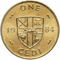 Купить Гана 1 седи (cedi) 1984
