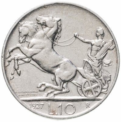 купить Италия 10 лир (lire) 1927
