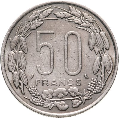 купить Экваториальная Африка 50 франков (francs) 1961