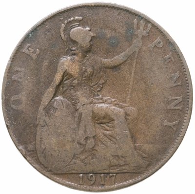 купить Великобритания 1 пенни 1917
