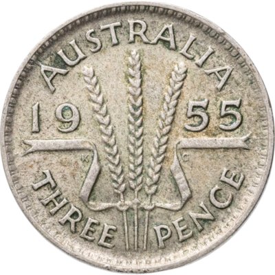 купить Австралия 3 пенса (pence) 1953-1964, случайный год