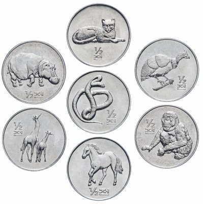 купить Северная Корея (КНДР) набор из 7 монет 2002 "Животные"