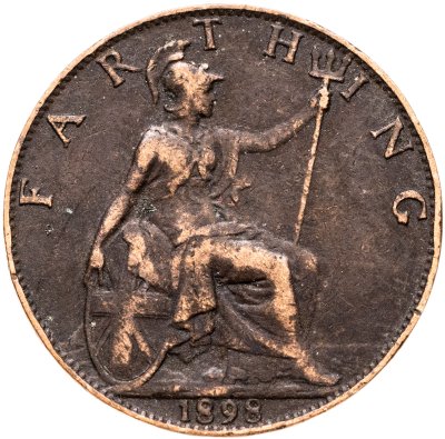 купить Великобритания 1 фартинг (farthing) 1898