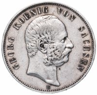 купить Германская Империя, Саксония 5 марок 1903