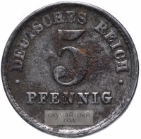 купить Германия 5 пфеннигов 1915-1922