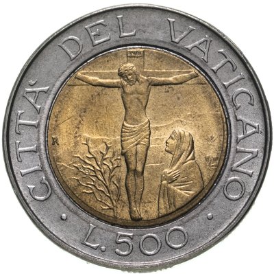 купить Ватикан 500 лир (lire) 1987