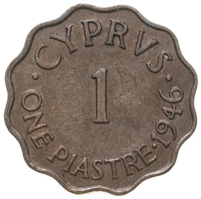 купить Кипр 1 пиастр (piastre) 1946