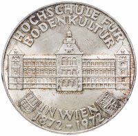Купить Австрия 50 шиллингов (shillings) 1972 100 лет Венскому Агрикультурному университету