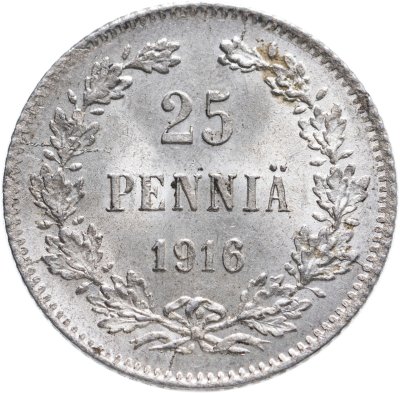 купить 25 пенни (pennia) 1916 S