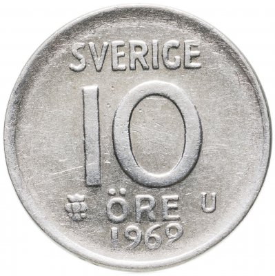 купить Швеция 10 эре (ore) 1962