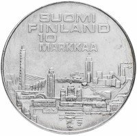 купить Финляндия 10 марок 1971 Легкая атлетика