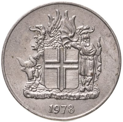 купить Исландия 10 крон (kronur) 1978