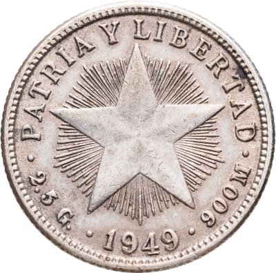 купить Куба 10 сентаво (centavos) 1949