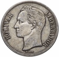 купить Венесуэла 5 боливаров (bolivares) 1936