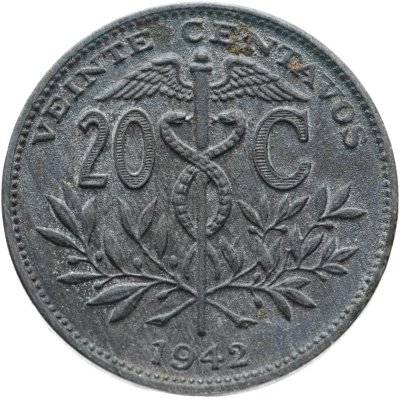 купить Боливия 20 сентаво (centavos) 1942