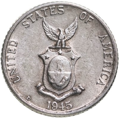купить Филиппины 10 сентаво (centavos) 1945