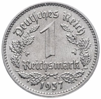 купить Нацистская Германия (Третий Рейх) 1 рейхсмарка 1937 A
