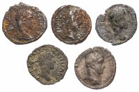 купить 5 монет Римской империи II-III вв (состояние F) (лимесный Денарий)