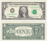 купить США 1 доллар 1995 (Pick 496a) G-Чикаго "FW" (Fort Worth)