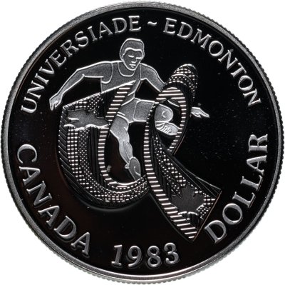 купить Канада 1 доллар (dollar) 1983 XII Универсиада в Эдмонтоне