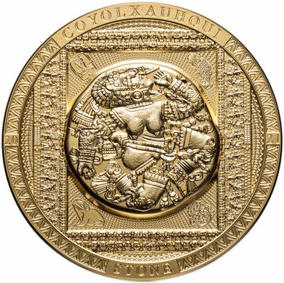 купить Острова Кука 20 долларов 2021 "Археология и символизм - Камень Койольшауки позолота", в футляре с сертификатом