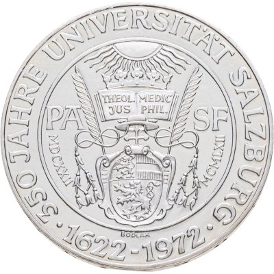 купить Австрия 50 шиллингов (shillings) 1972 350 лет Зальцбургскому университету