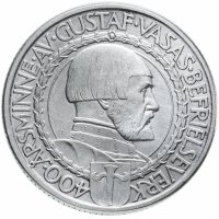 Купить Швеция 2 кроны 1921 "400 лет Войне за Независимость"