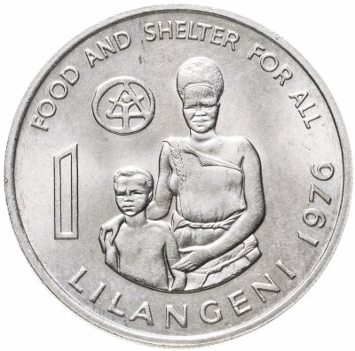 купить Свазиленд 1 лилангени 1976