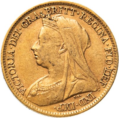 купить Великобритания 1/2 соверена (полсоверена, half sovereign) 1899