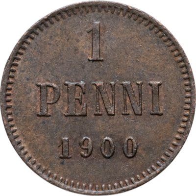 купить 1 пенни (penni) 1900 Российская Финляндия