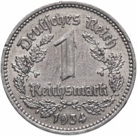 купить Германия (Третий Рейх) 1 марка 1934