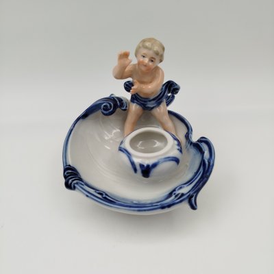 купить Подсвечник "Путти", фарфор, роспись, Европа, 1960-1980 гг.