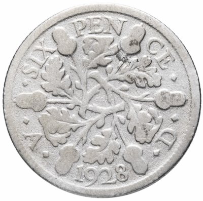 купить Великобритания 6 пенсов (pence) 1928