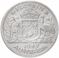 купить Австралия 1 флорин 1947