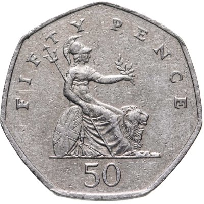 купить Великобритания 50 пенсов (pence) 1997