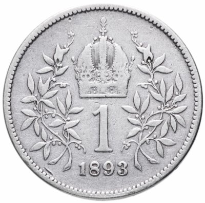 купить Австро-Венгрия 1 крона (krone) 1893, монета для Австрии