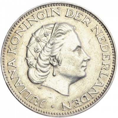 купить Нидерланды 2.5 гульдена 1961