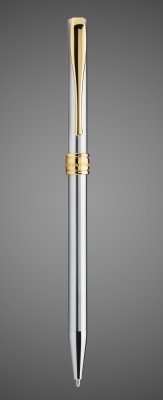 купить Шариковая ручка Aurora Magellano satin chrome GT, в подарочной коробке, Покрытия: позолота, позолота, сталь, хром, 2026 г.