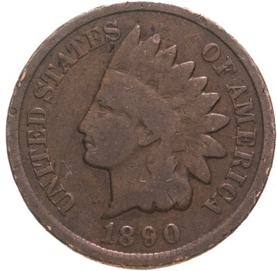 купить США 1 цент 1890 "Indian Head Cent"