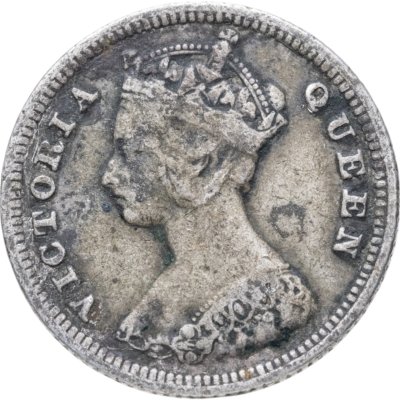 купить Гонконг 10 центов (cents) 1889 Без отметки монетного двора