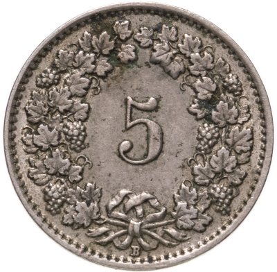 купить Швейцария 5 раппенов (rappen) 1940