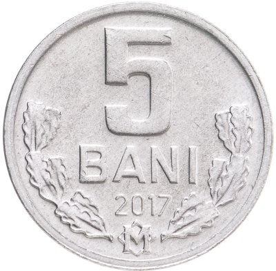 купить Молдова 5 бань (bani) 2017
