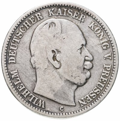 купить Германская империя, Пруссия 2 марки 1876 C