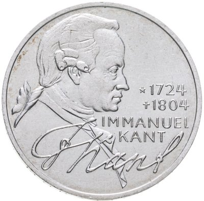 купить Германия 5 марок (deutsche mark) 1974 250 лет со дня рождения Иммануила Канта