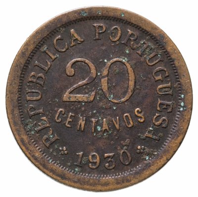 купить Кабо-Верде 20 сентаво (centavos) 1930