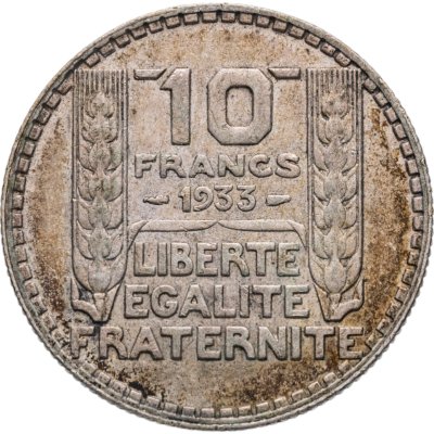 купить Франция 10 франков (francs) 1933