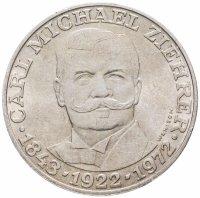 купить Австрия 25 шиллингов (shillings) 1972 50 лет со дня смерти Карла Михаэля Цирера