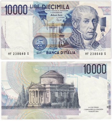купить Италия 10000 лир 1984 (Pick 112c)
