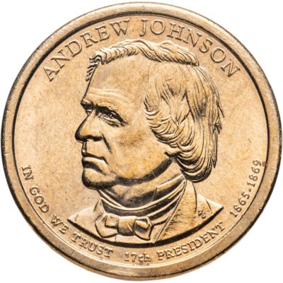 купить США 1 доллар 2011 P "17-й президент США - Эндрю Джонсон"